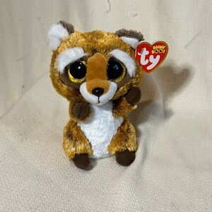 Ty Beanie Rusty Plush Toy in Brown and White